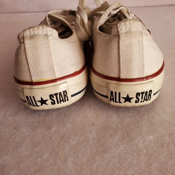 White Converse all star  szMens5 womens7 - Picture 6 of 7